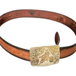 Leegin Leather Western Belt Brown Photo 0