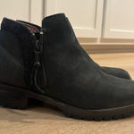 The North Face  Women’s Bridgeton Black Leather Zip Ankle Bootie Size 8 Photo 0