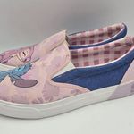 Disney Women's Size 10 Stitch Angel Slip On Casual Shoe Pink Blue Lilo & Stitch Photo 5