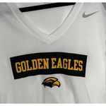 Nike NWT Women's Southern Mississippi Golden Eagles V-Neck Tee White M Photo 2