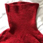 BP New Cable Stitch Turtleneck Sweater Cozy Knit Pullover Red Tango Photo 12