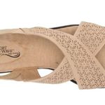 Easy Street  Women's Claudia Wedge Sandal Size 7.5 Sand/Gore Photo 3