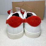 VINTAGE HAVANA Women's Original Perforated Lace Up Sneaker Red and White size 10 Photo 8