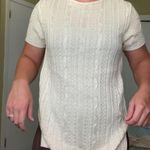 Bentley Ivory Short Sleeve Sweater Photo 4