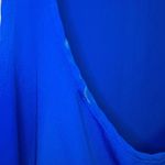 Ambiance Apparel Royal Blue Sleeveless Tank Top Large Photo 4