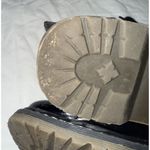 Aeropostale Boots Womens Size 9 Black Faux Patent Leather Combat Goth Grunge Photo 7