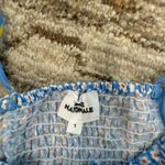 Place Nationale Cropped Blue Floral “La Precheur Top” Photo 8