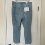 Good American NWT Women's Sz 18 Good Waist Crop Denim Jeans Distressed GWC075T Photo 3