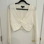 Audrey 3+1 Long Sleeve Cropped Blouse Photo 0