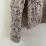 Jessica Simpson  Cream and Gray Textured Knit Cardigan Photo 3