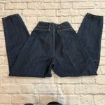 VINTAGE 80s rigid denim jeans buzious no problem high rise pleated tapered blue Size undefined Photo 6