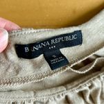 Banana Republic  Linen / Poly Blend Tank Top, Tan, Size S Photo 5