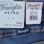 Wrangler NWT Retro Mae Mid-Rise Bootcut Jeans Classic Indigo 26/1 x 32 Photo 6