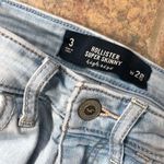 Hollister  3 Super Skinny Highrise Lightwash Jeans Photo 3