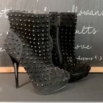 Shiekh  black studded stiletto booties size 6 Photo 0
