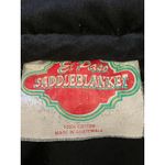 El Paso Saddleblanket Woven Cotton Backpack Blue Ikat Stripe Boho Southwestern Photo 5