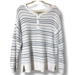 CHAPS  by Ralph Lauren women's size XL Blue and White Striped Sweater long sleeve Photo 0