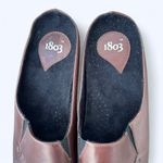 1803 Brown Leather Slip On Mule Comfort Shoes Made in Portugal Women's size 41 Photo 6