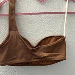 Aerie Brown Bandeau Bikini Top Photo 1