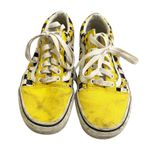 Vans Old Skool Sneakers Sunflower Checkerboard Yellow Canvas Shoes 8 Colorful Photo 1
