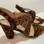 Woman’s Trary High Heel Shoes For‎ Life Animal Print Size 7 Brown Photo 0