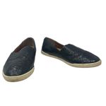 Patricia Nash Licata Slip On Sneakers Flat Braided Leather Black Size US 8.5 Photo 2