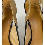 Giuseppe Zanotti Authentic GIUSEPPE ZANNOTI Slingback peep toe pump black heels 36.5 Made Italy Photo 8