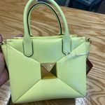 Valentino Garavani yellow one stud small leather tote retail $2900 NWT Photo 12