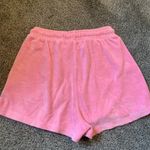 ZARA  Pink Terry Cloth Shorts Photo 3
