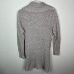 it's our time Taupe Tunic Length Button Down Cardigan Size S Photo 7