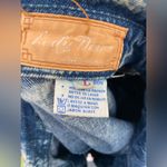 Vintage 80s Lady Diana White Wash Denim MIDI Dress, Size Large Blue Photo 5