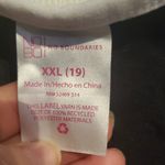 No Boundaries π» Black Tank Top with White Trim Photo 1