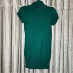 Pink Rose  Green Short Sleeve Turtleneck Tunic Sweater Size Large Photo 11