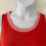 41 Hawthorne Sleeveless Knit Faux Wrap Bottom Mini Dress L Large NWOT Orange Photo 2