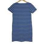 J.Crew Women's  C3492 Blue White Striped Cotton Short Sleeve Mini Dress Size XS Photo 1