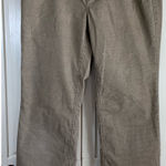 Eddie Bauer Women's Light Brown Corduroy Pants Classic Fit Tall Size 12 Preppy Photo 0