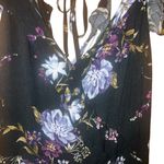 American Eagle 403.  floral v neck jumpsuit size large Photo 2