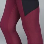 Lululemon  All You Need Colorblock Leggings Tights 2 Black Dashing Purple Magenta Photo 2