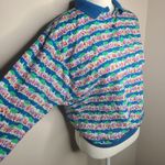 Diane Von Furstenberg  Vintage Funky Blouse Top‎ Size 12 80s Photo 1