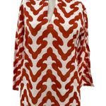 Roberta Roller Rabbit  Gala Kurta Tunic‎ Persimmon Print Size XS Photo 2