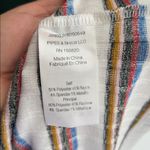 Veronica Beard  Jeans Striped Ribbed Knit Long Sleeve Top Size Small EUC Photo 6