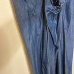 ZARA  Trf Denim Maker Chambray Midi Maxi Dress Snap Button Side Size M Photo 4