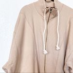 BDG  Porter Zip Up Sweatshirt Tan Size Medium NWT Photo 6