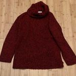 Coldwater Creek  Red Cowl Turtleneck Sweater Photo 0