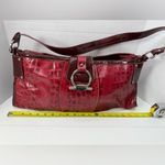 M.C Red Crocodile Pattern Handbag Photo 5