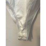 TCEC  Pleated Organza Bodysuit In White NWT Rear Bow Detail‎ Stretchy Size Medium Photo 4