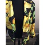 Susan Graver Large Floral Womens Light Jacket Photo 6