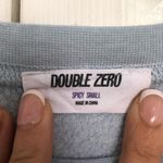 Double Zero Beach Bum Oversized Light Blue Cropped Sweatshirt Size S Photo 2