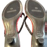 Cole Haan Cole Hann Orange and Brown Sandals with Beaded Embellishment Sz 9 B Photo 2