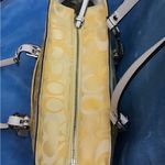 Coach  Signature Jacquard A Beautiful Yellow Shoulder Bag D1059-F15669 Photo 3